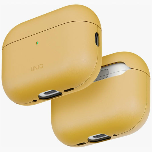 UNIQ Lyden Vex - etui z ekoskóry do AirPods Pro 3 żółte
