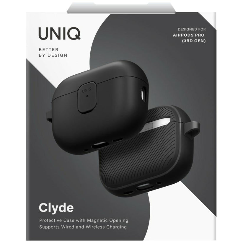 UNIQ Clyde - etui do AirPods Pro 3 czarne szare