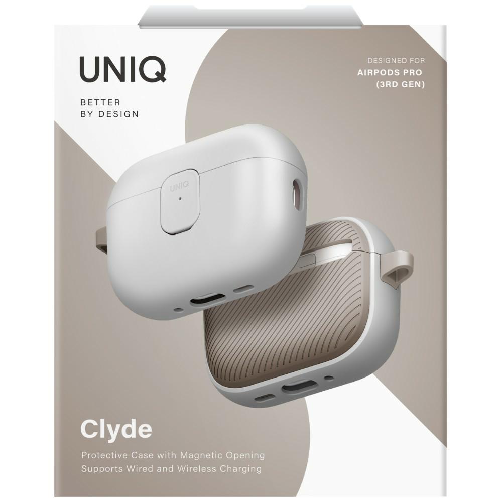 UNIQ Clyde - etui do AirPods Pro 3 szare khaki