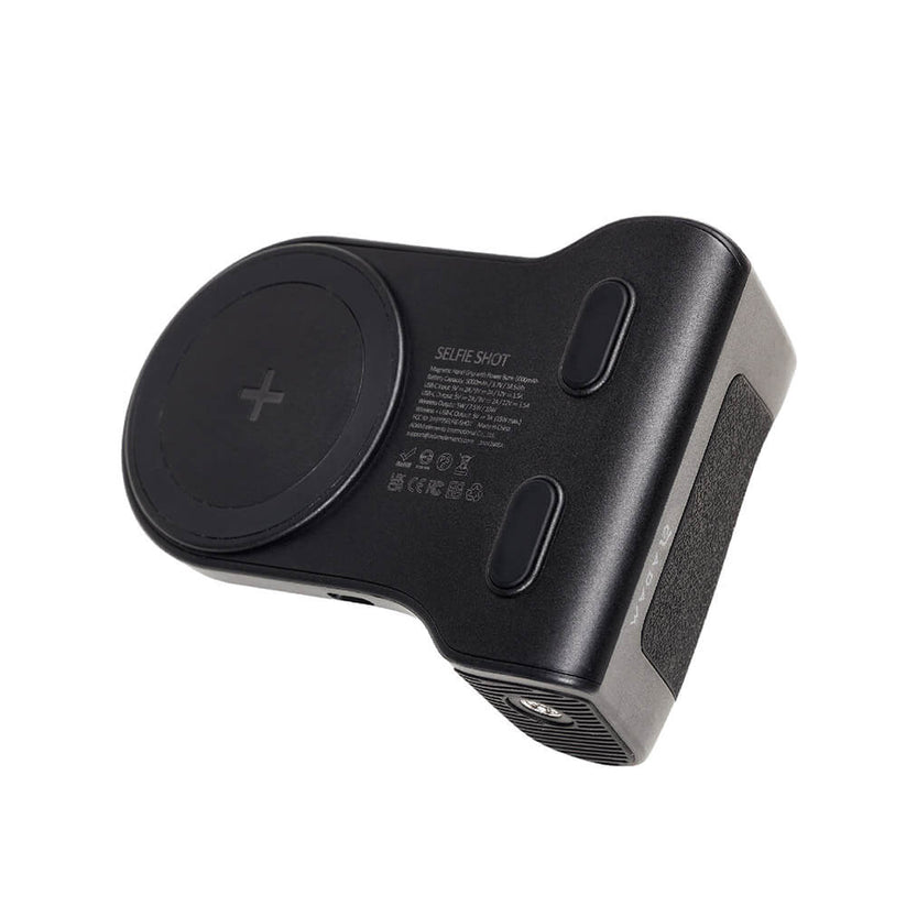 Adam Elements Selfie Shot Magnetic Hand Grip - magnetyczny uchwyt do ręki z powerbankiem 5000mAh czarny