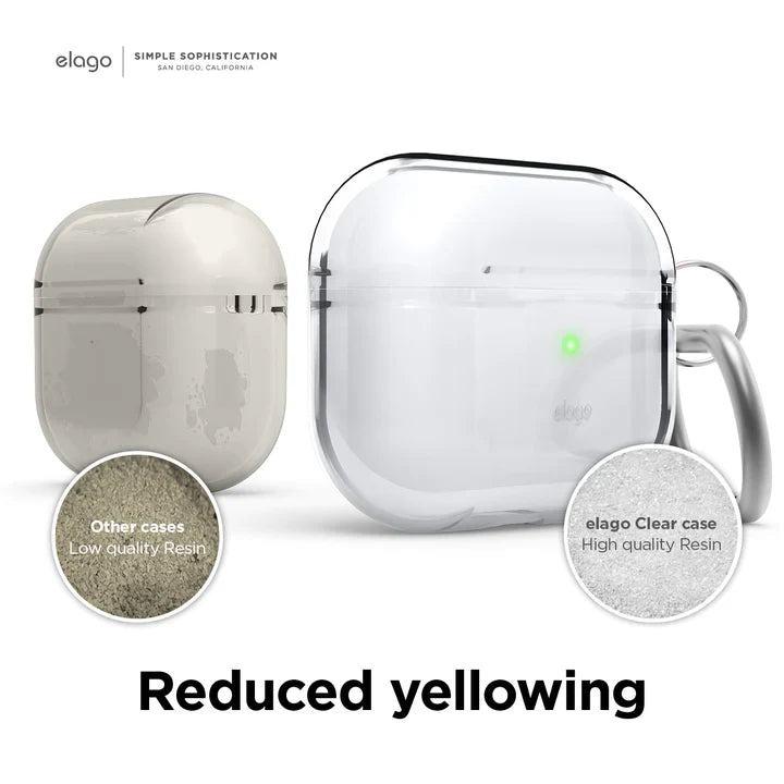 Elago AirPods 3 TPU Hang Case - etui z karabińczykiem do AirPods 3 przeźroczyste