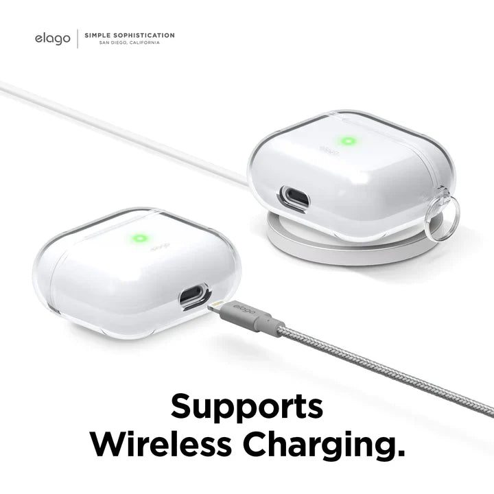 Elago AirPods 3 TPU Hang Case - etui z karabińczykiem do AirPods 3 przeźroczyste