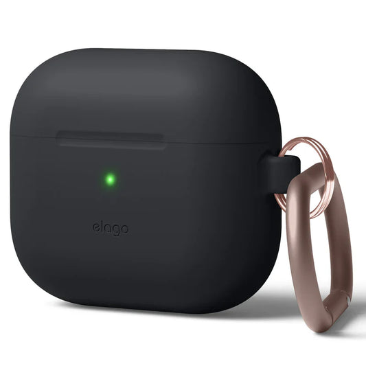 Elago AirPods 3 Silicone Hang Case - etui z karabińczykiem do AirPods 3 czarne