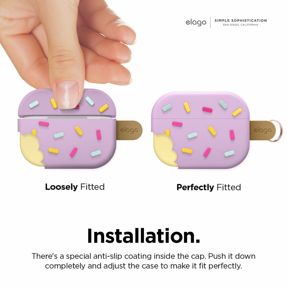 Elago AirPods Pro 2 Ice Cream Case - etui do AirPods Pro 2 różowe