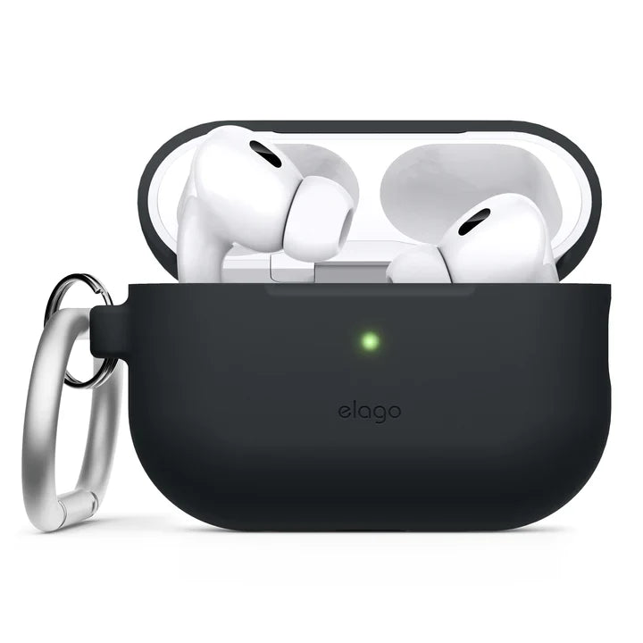 Elago AirPods Pro 2 Hang Silicone Case - etui z karabińczykiem do AirPods Pro 2 czarne