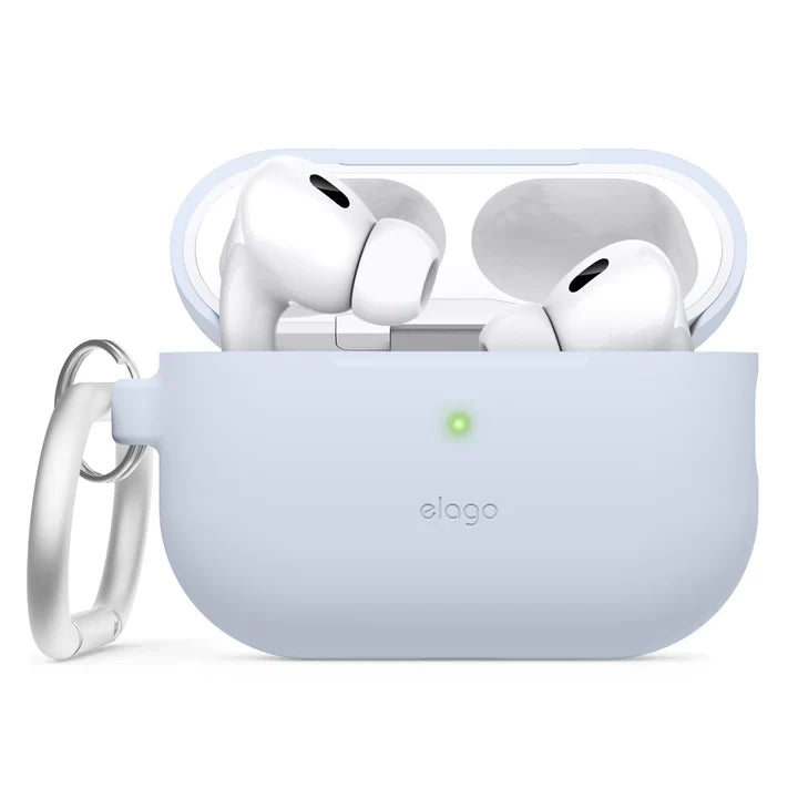 Elago AirPods Pro 2 Hang Silicone Case - etui z karabińczykiem do AirPods Pro 2 niebieskie
