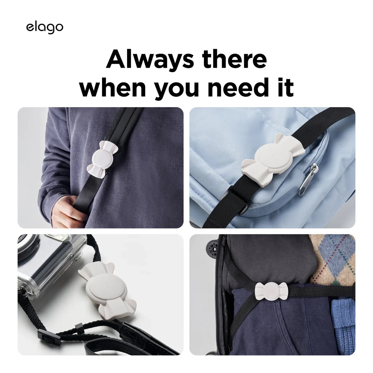 Elago Airtag Pet Collar Case - etui na obrożę miętowe