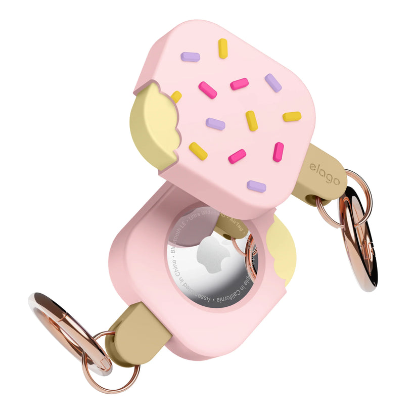 Elago AirTag Ice Cream Case - etui do AirTag różowe