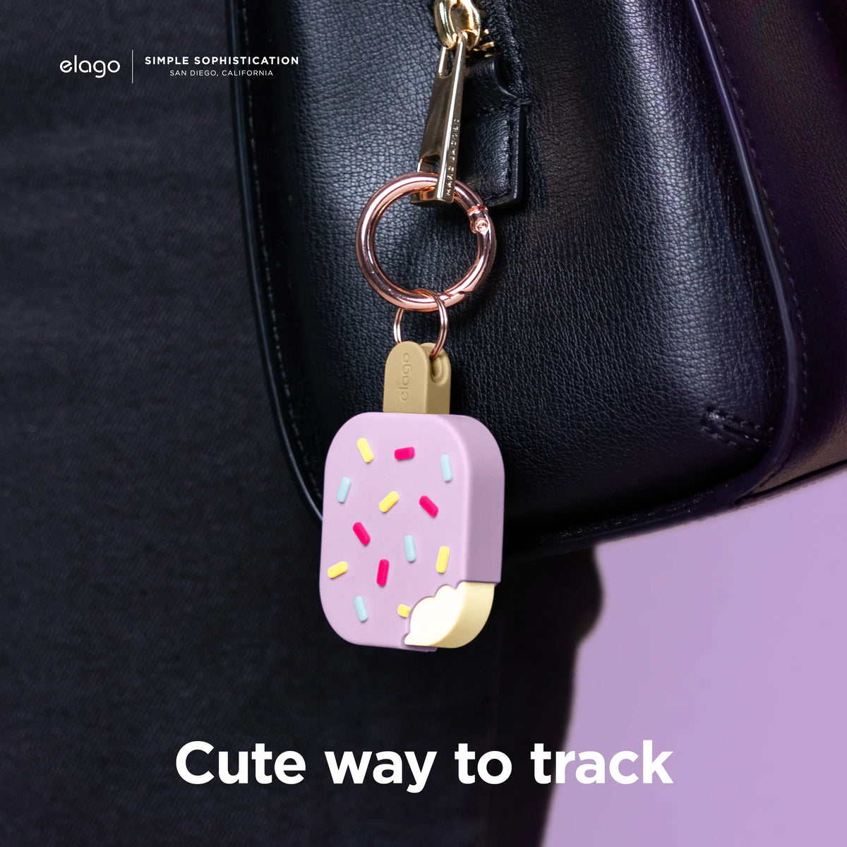 Elago AirTag Ice Cream Case - etui do AirTag miętowe