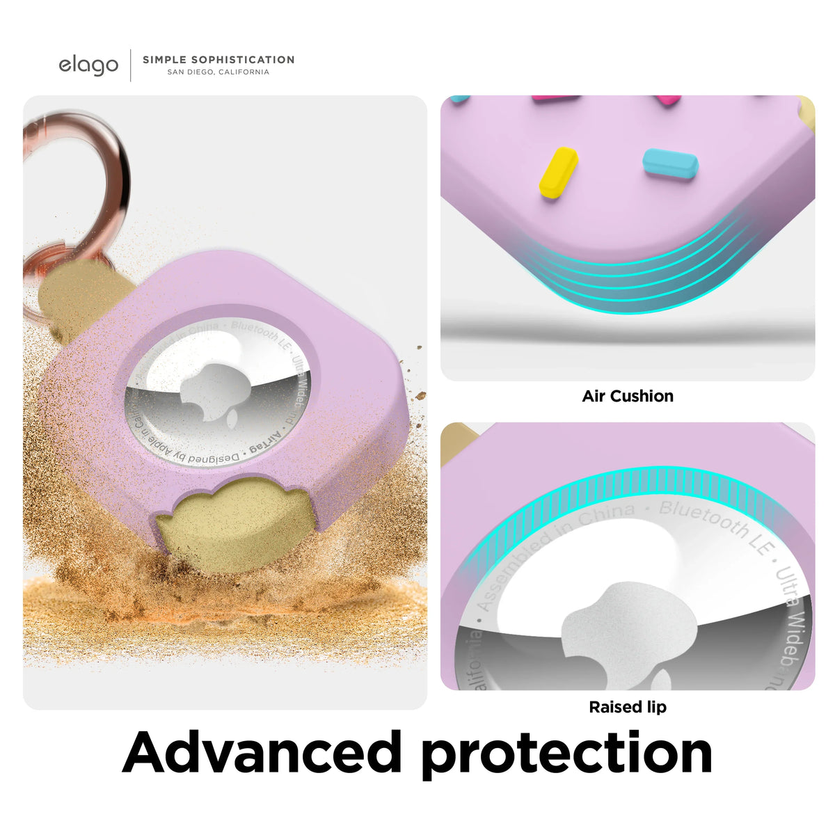 Elago AirTag Ice Cream Case - etui do AirTag miętowe