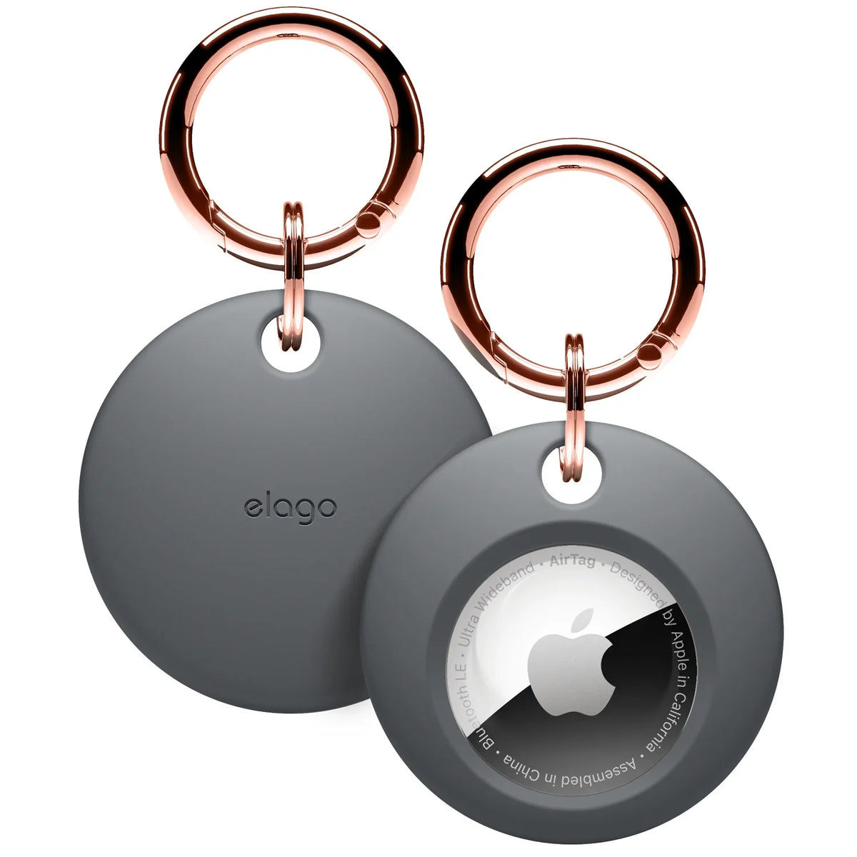 Elago AirTag Basic Case - etui do AirTag szare