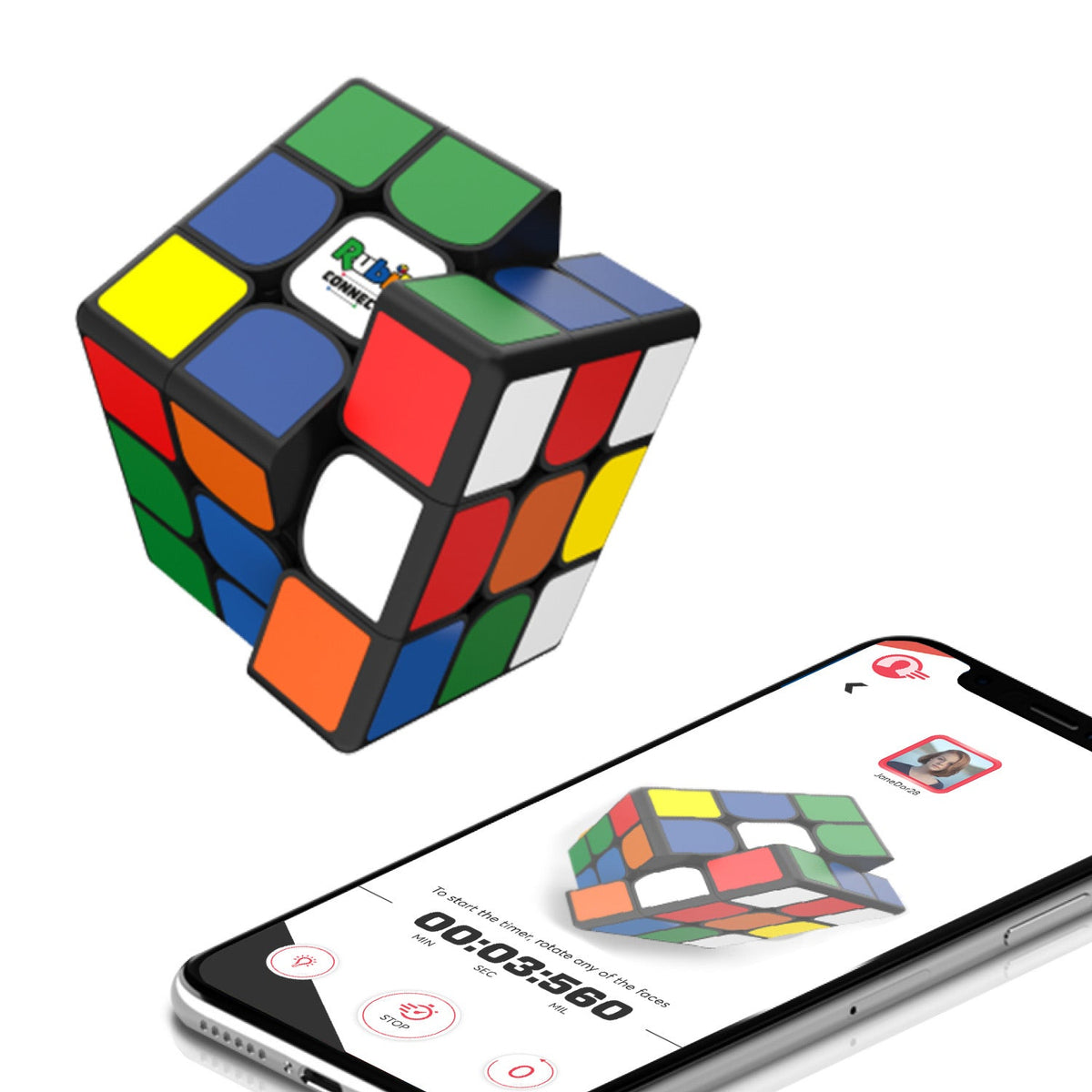 Particula Rubik's Connected Pro - inteligentna zabawka logiczna - kostka 3x3