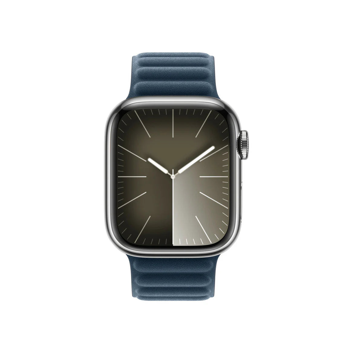 Apple Pasek karbowany magnetyczny w kolorze niebieskim do koperty 41 mm – rozmiar M L