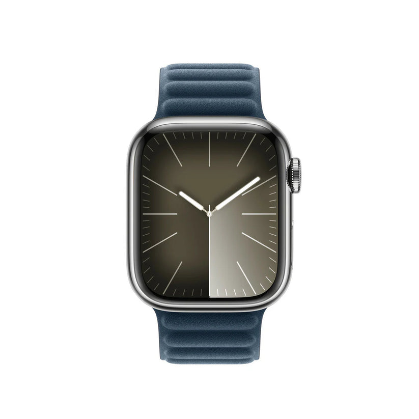 Apple Pasek karbowany magnetyczny w kolorze niebieskim do koperty 41 mm – rozmiar M L