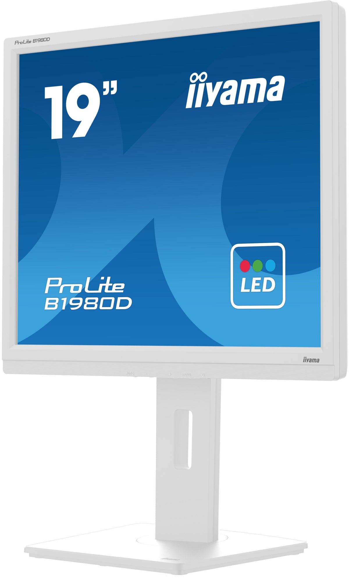 IIYAMA Monitor 19" DVI VGA PIVIOT HAS 150mm 5:4 - biały