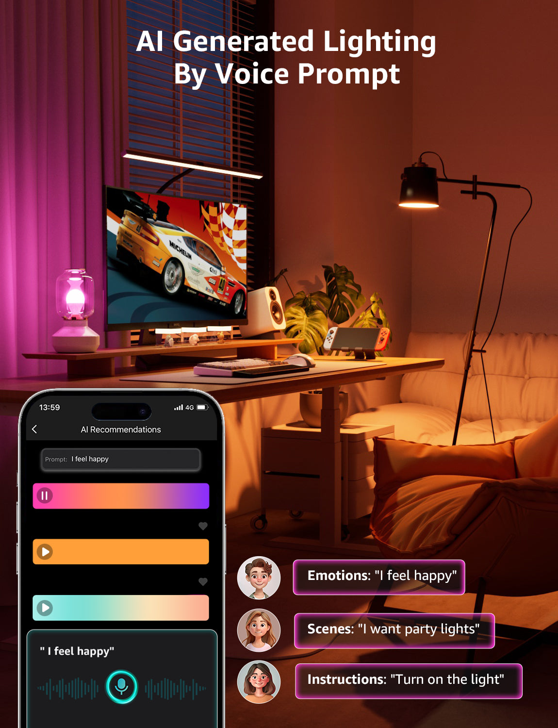 Lepro BP1 AI Smart Bulb E14 - inteligentna żarówka E14