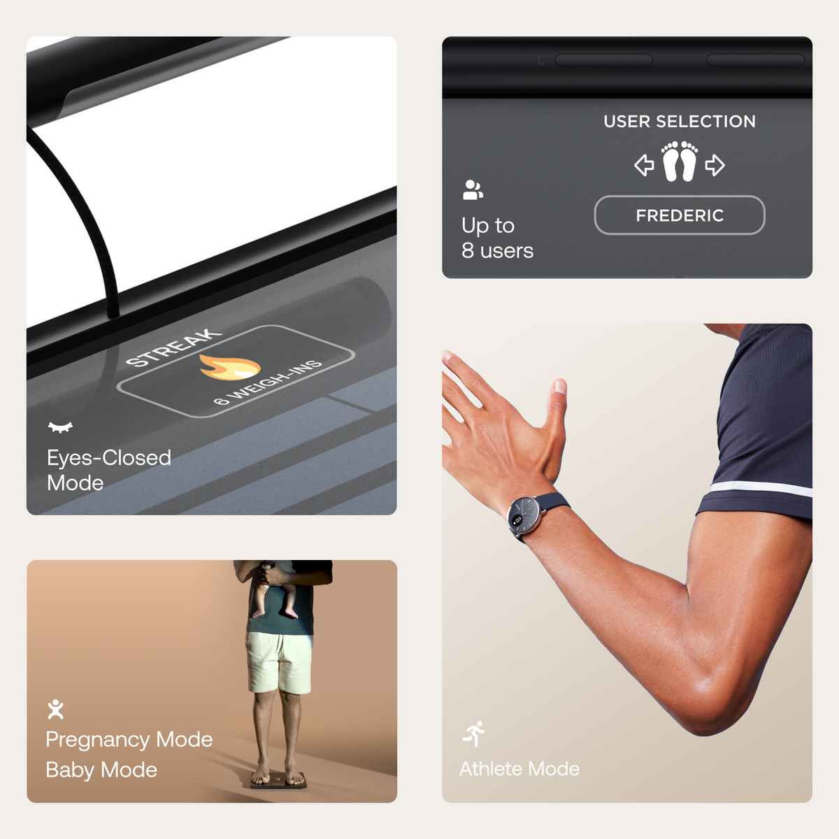 Withings Body Scan - waga z analizą składu masy ciała oraz pomiarem tętna (wyrób medyczny) czarna