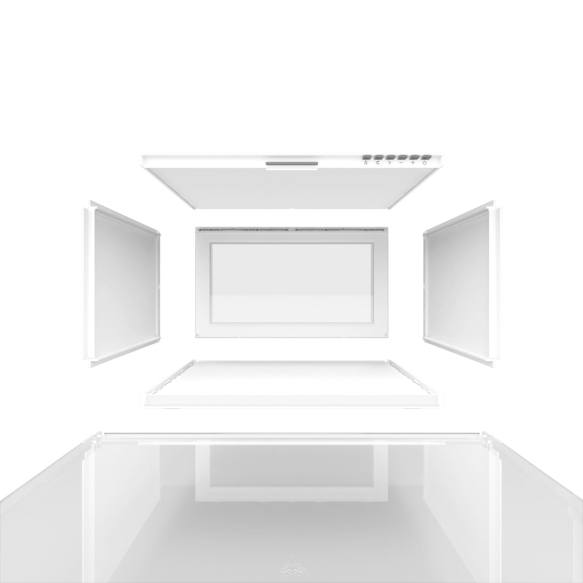 Nanoleaf x Fantaqi EXPO Smart LED Display Case Starter Pack - witryna z podświetleniem LED 38cm x 29cm x 22cm (4 sztuki)