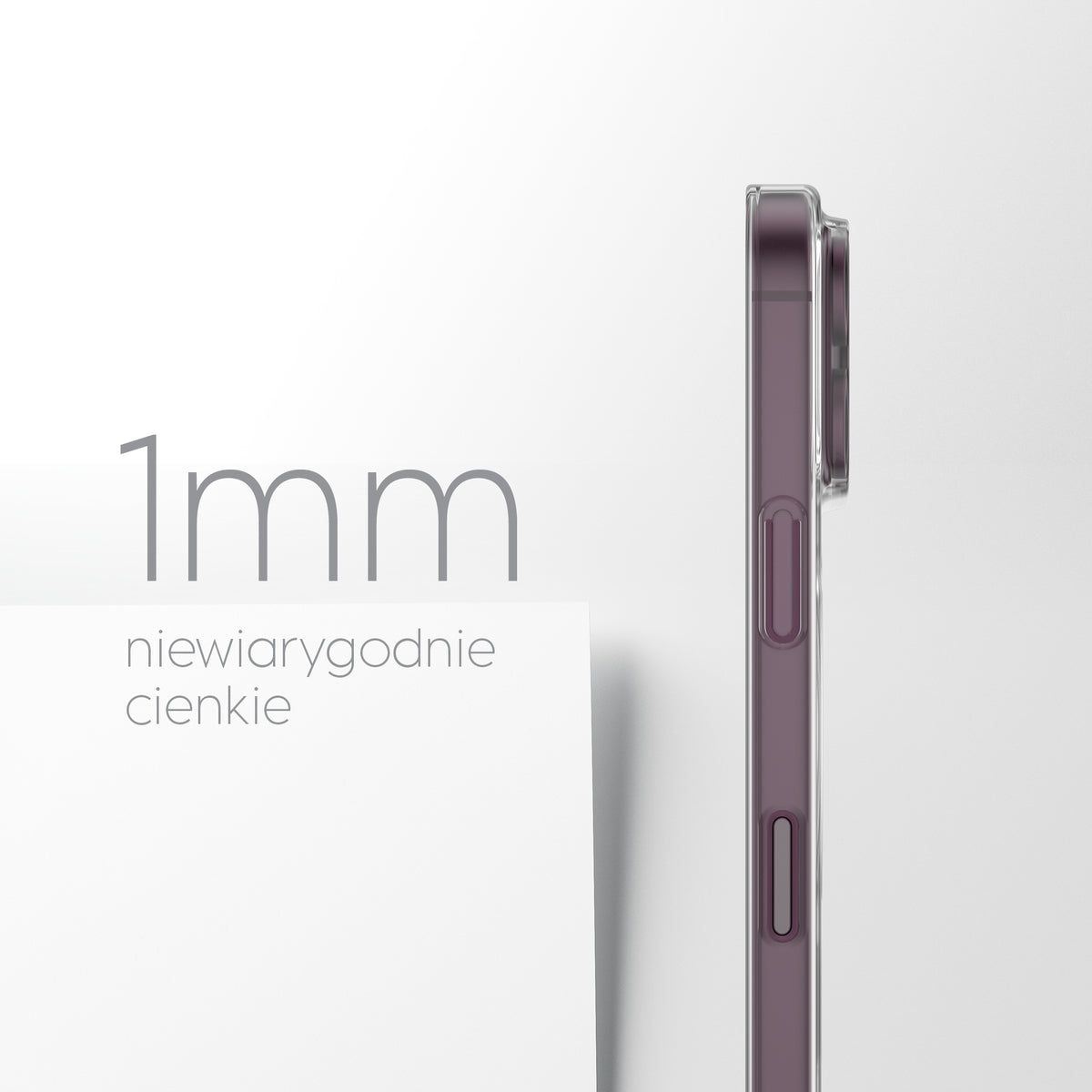 Care by PanzerGlass SL1M Case  - etui MagSafe do iPhone 18 Pro / 17 Pro przezroczyste