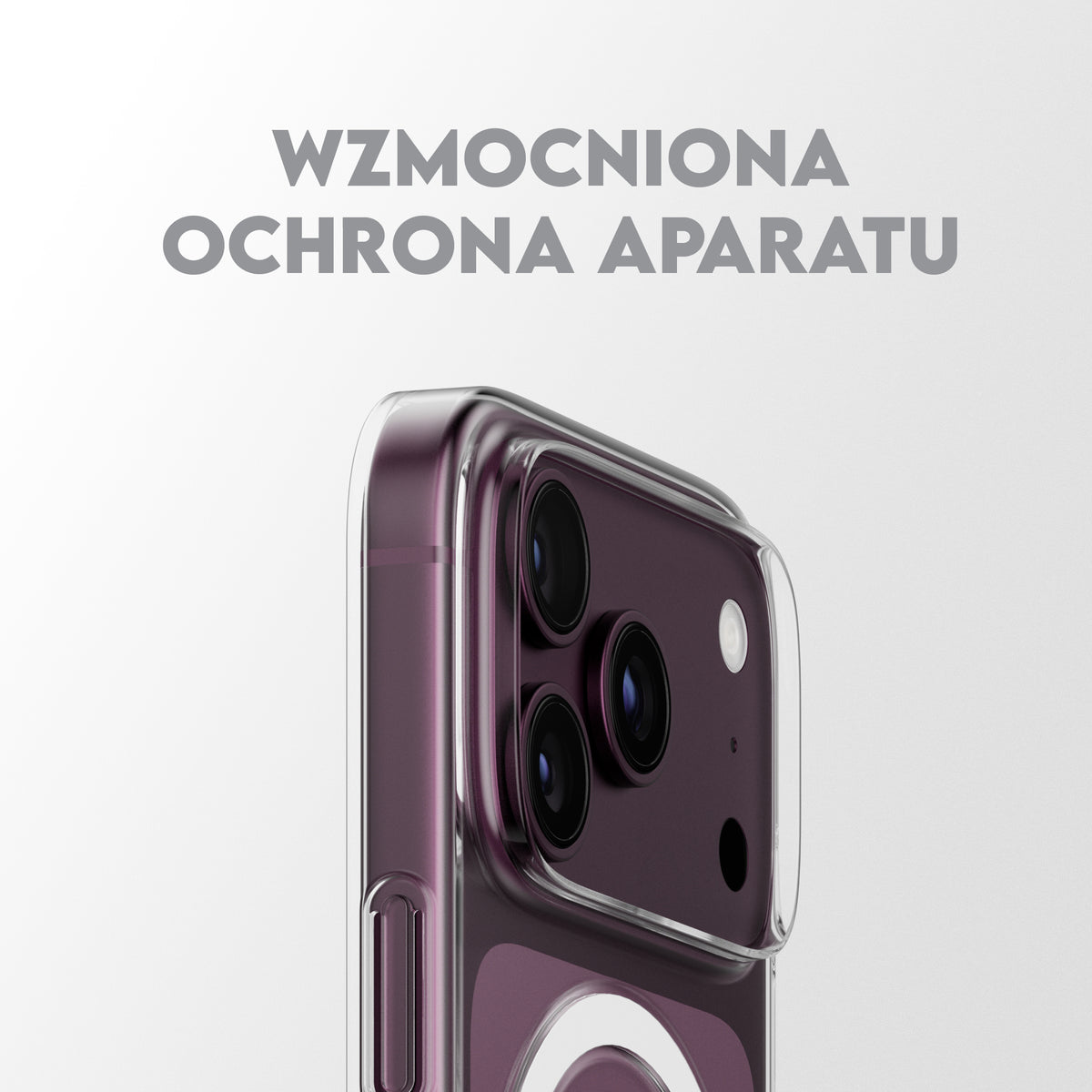Care by PanzerGlass SL1M Case  - etui MagSafe do iPhone 18 Pro / 17 Pro przezroczyste