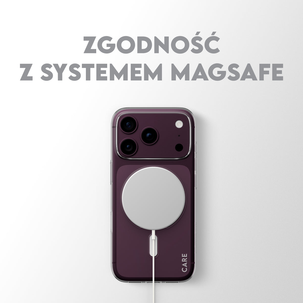 Care by PanzerGlass SL1M Case  - etui MagSafe do iPhone 18 Pro / 17 Pro przezroczyste