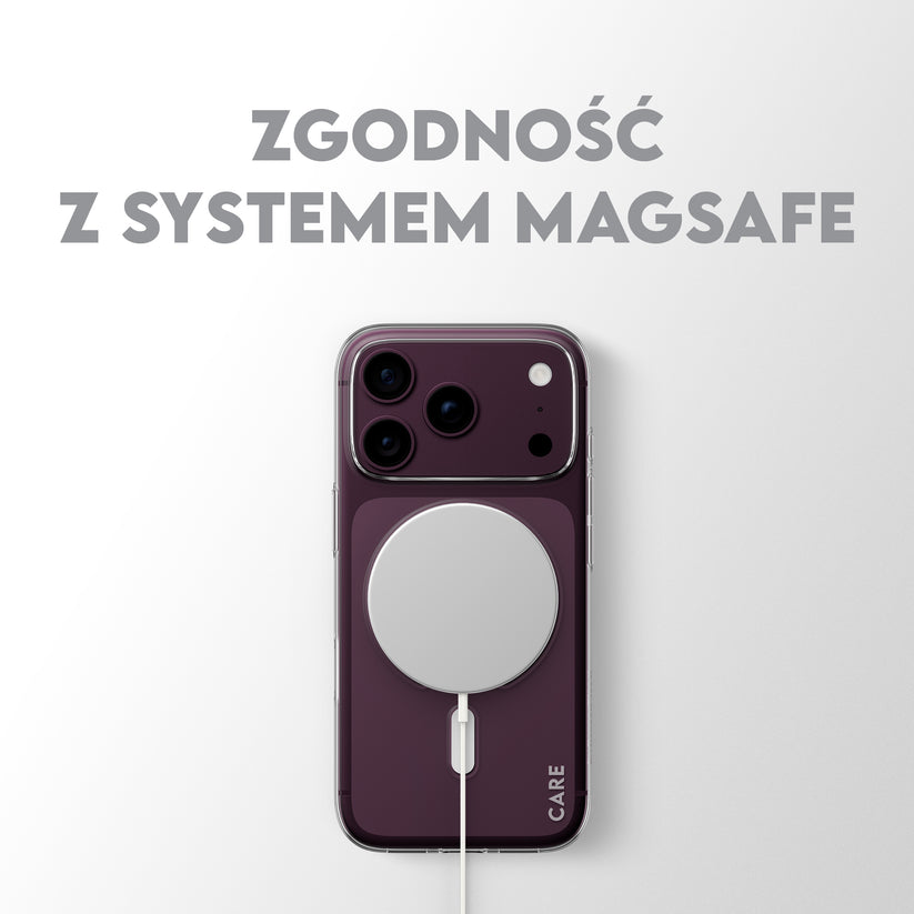 Care by PanzerGlass SL1M Case  - etui MagSafe do iPhone 18 Pro / 17 Pro przezroczyste