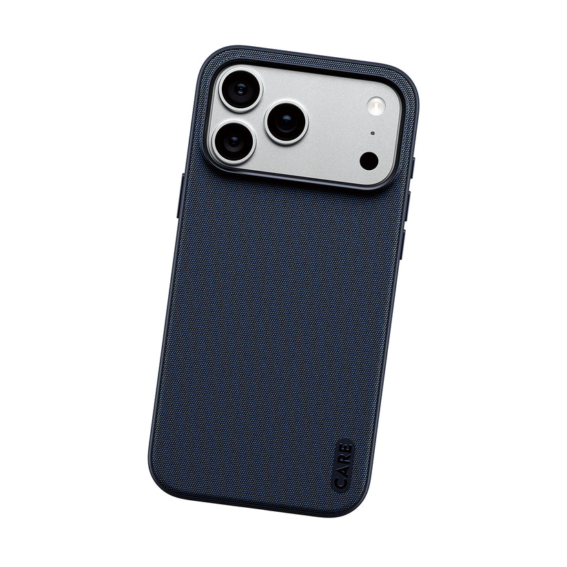 Care by PanzerGlass Fusion Fabric Case - etui Magsafe do iPhone 18 Pro Max/17 Pro Max niebieskie