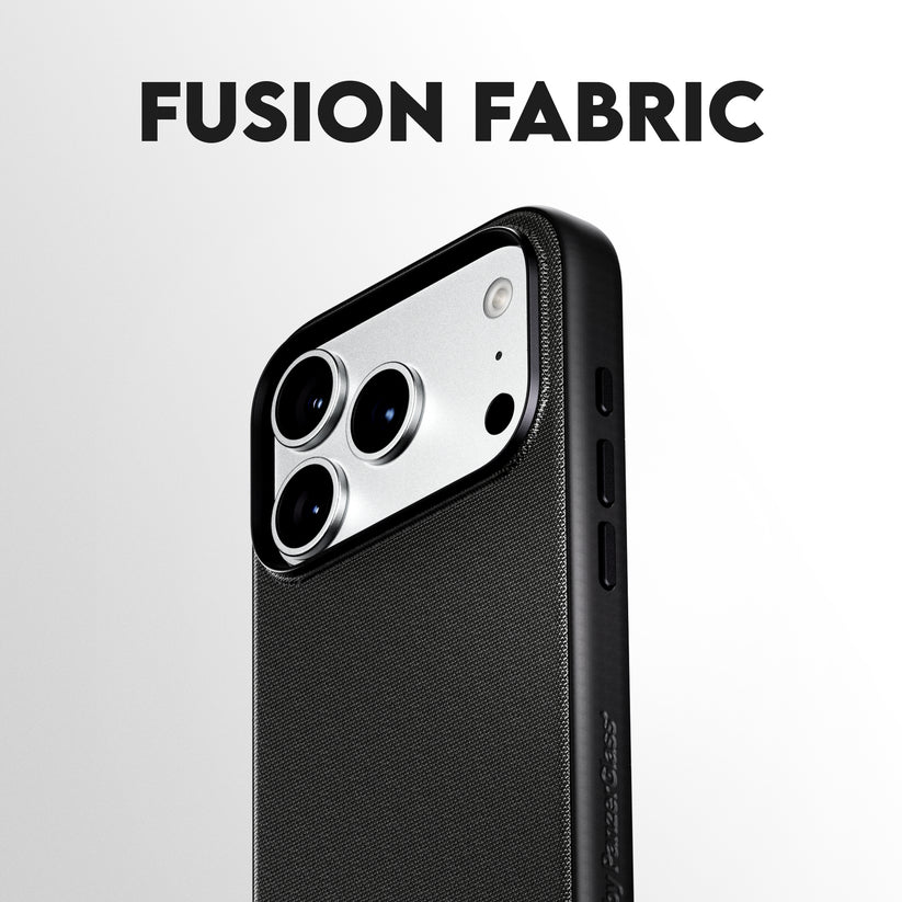 Care by PanzerGlass Fusion Fabric Case - etui Magsafe do iPhone 18 Pro/17 Pro czarne