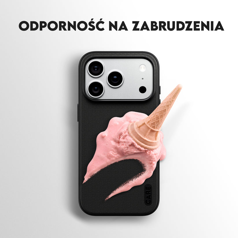 Care by PanzerGlass Fusion Fabric Case - etui Magsafe do iPhone 18 Pro/17 Pro czarne