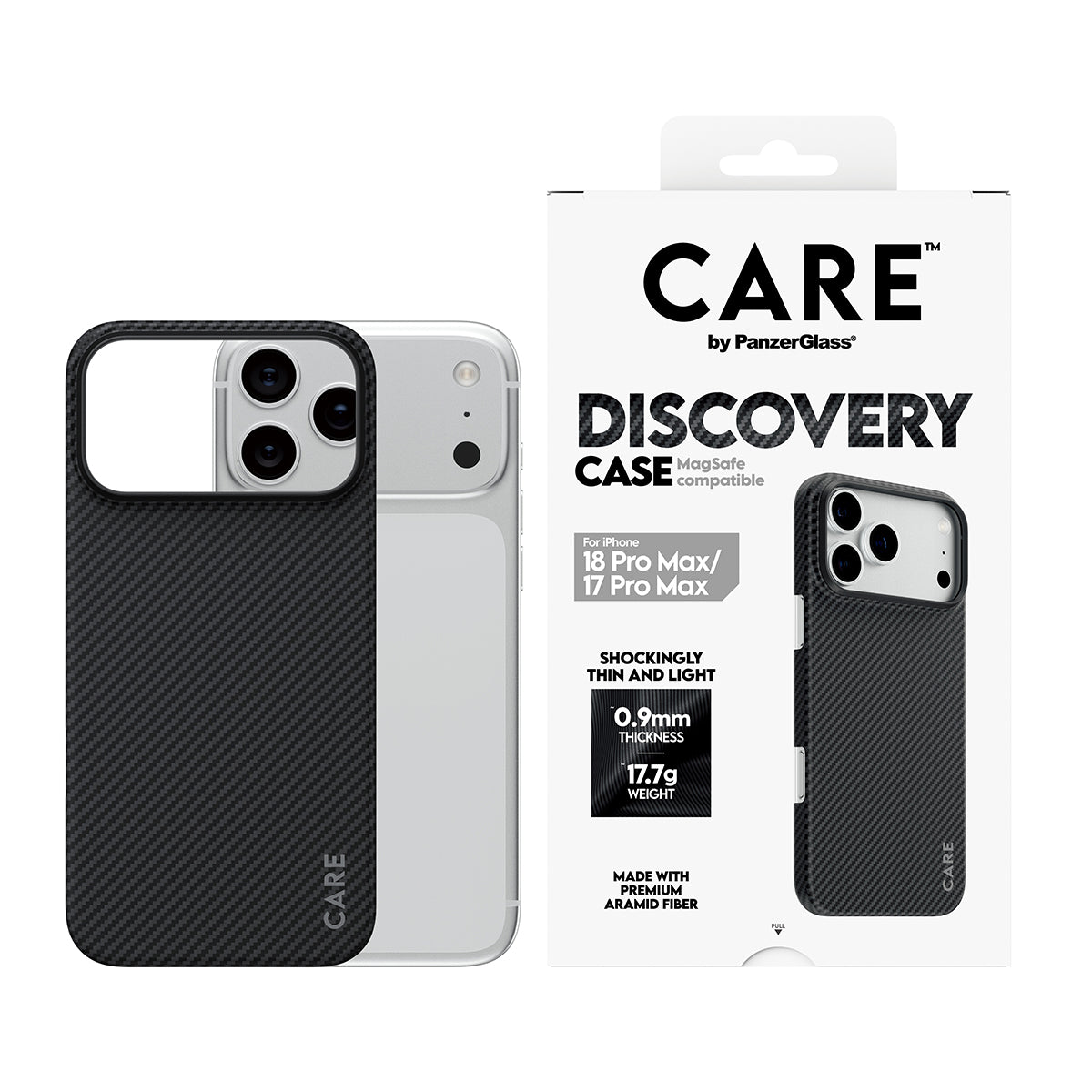 Care by PanzerGlass Discovery Case - etui Magsafe do iPhone 18 Pro Max/17 Pro Max czarne