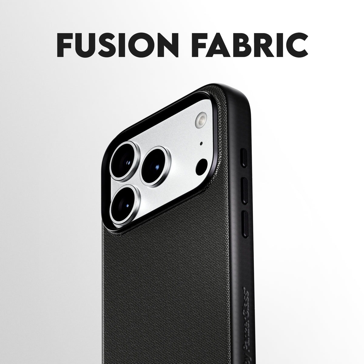Care by PanzerGlass Fusion Fabric Case - etui Magsafe do iPhone 18 Pro Max/17 Pro Max czarne
