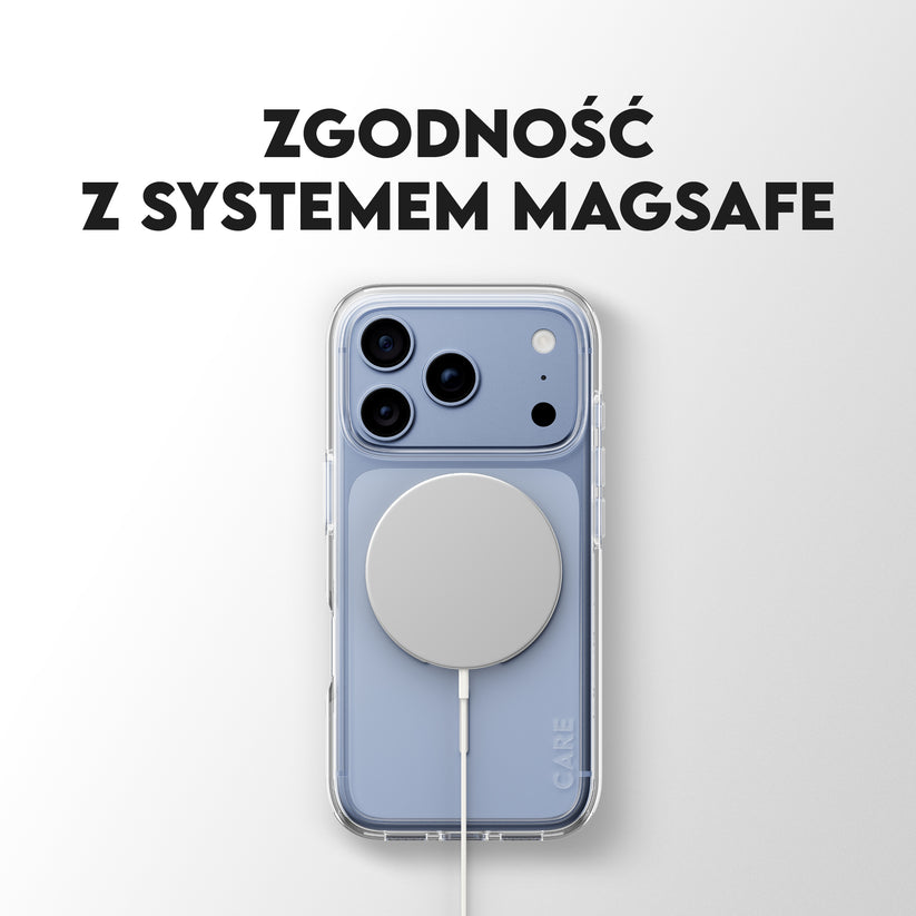 Care by PanzerGlass Urban Explorer Case - etui z MagSafe do iPhone 18 Pro/17 Pro przezroczyste/białe