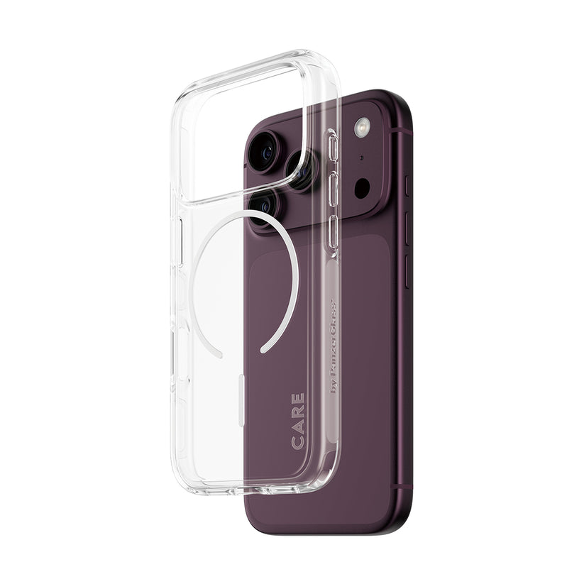 Care by PanzerGlass Urban Explorer Case - etui z MagSafe do iPhone 18 Pro/17 Pro przezroczyste/białe