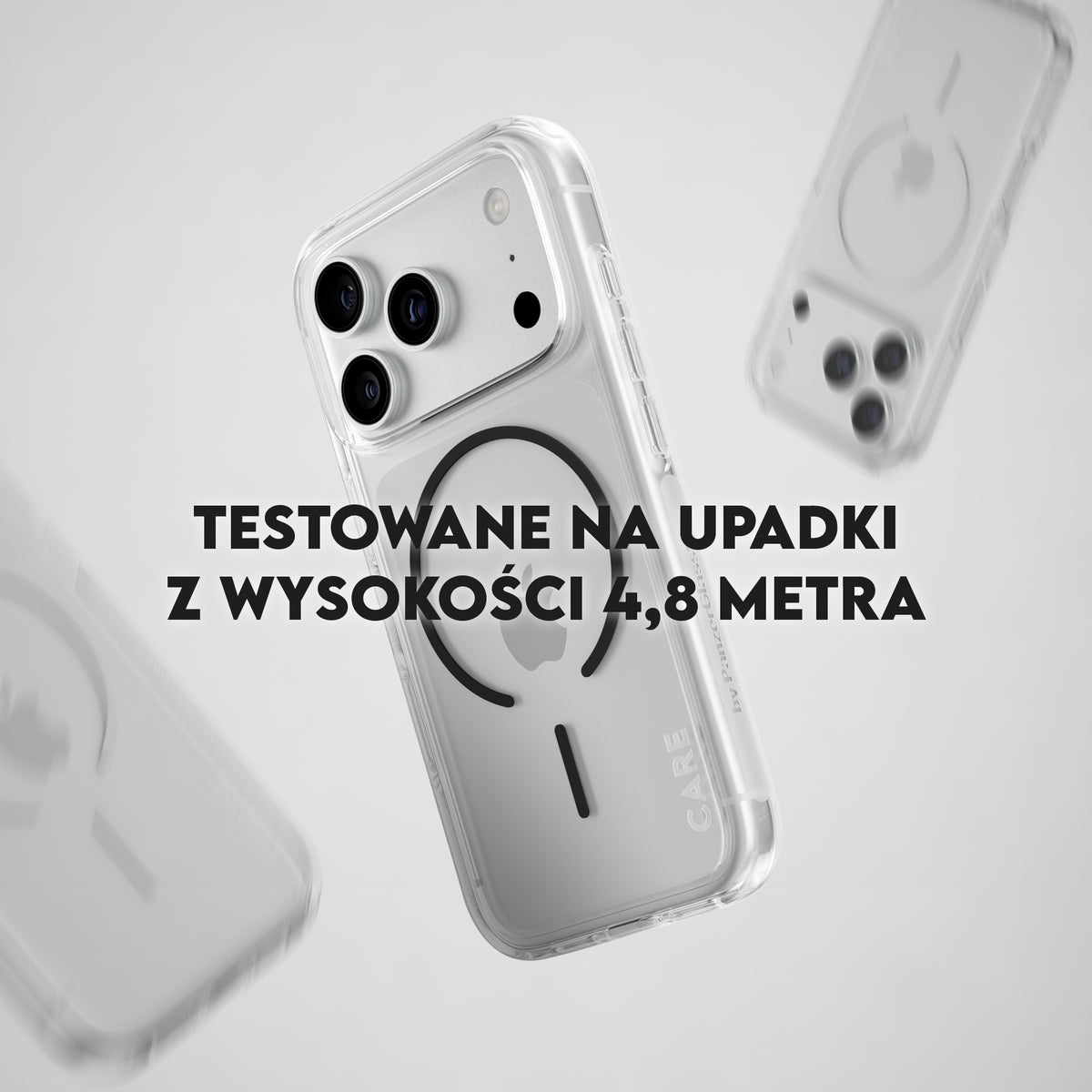 Care by PanzerGlass Urban Explorer Case - etui z MagSafe do iPhone 18 Pro Max/17 Pro Max przezroczyste/czarne