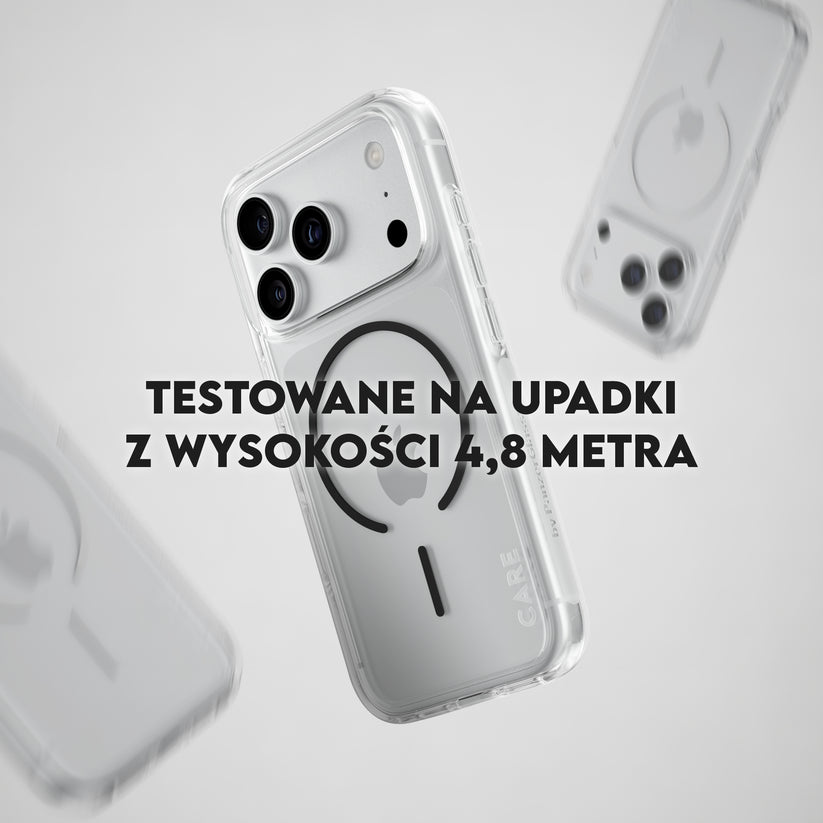 Care by PanzerGlass Urban Explorer Case - etui z MagSafe do iPhone 18 Pro Max/17 Pro Max przezroczyste/czarne
