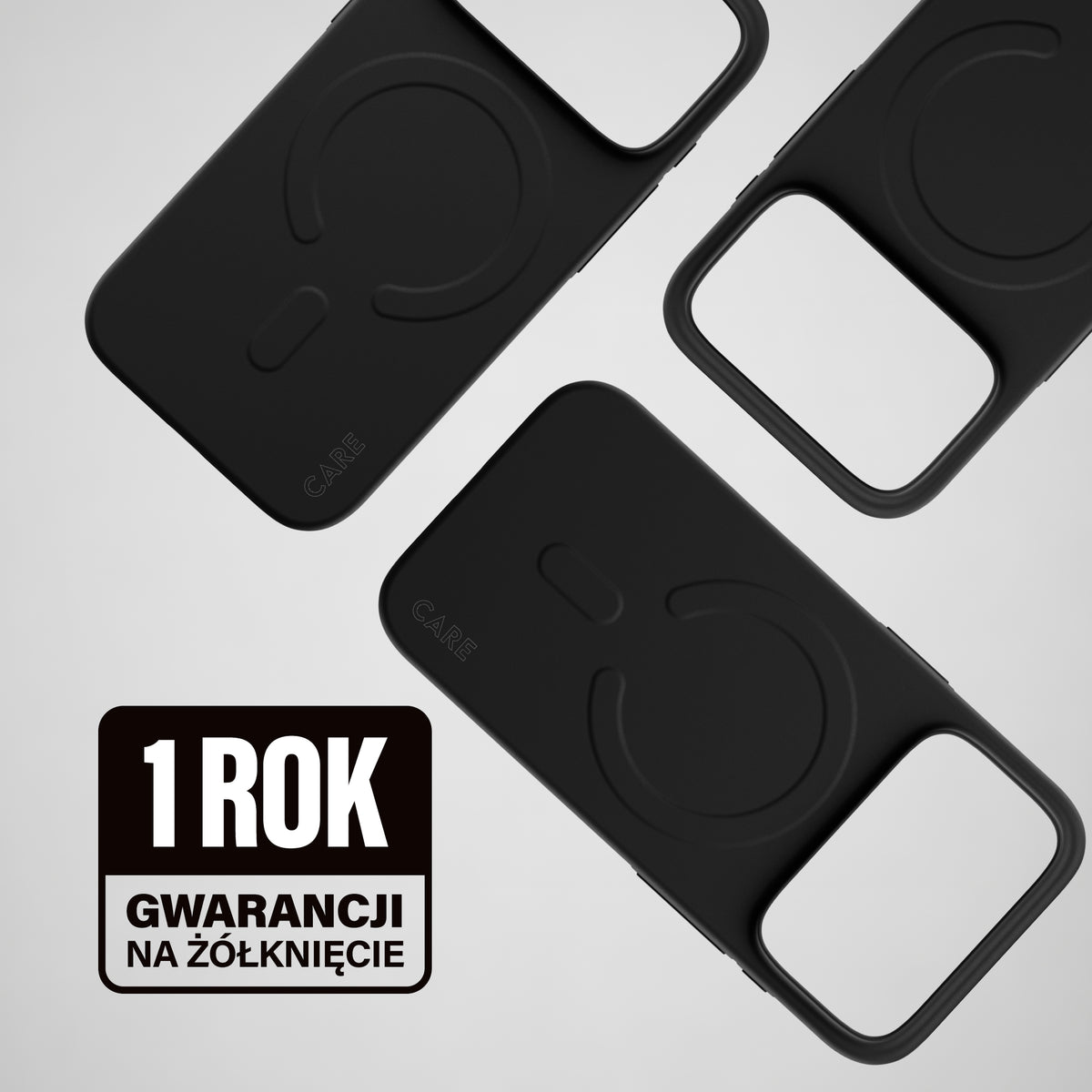 Care by PanzerGlass SL1M Case  - etui MagSafe do iPhone 18 Pro / 17 Pro czarne