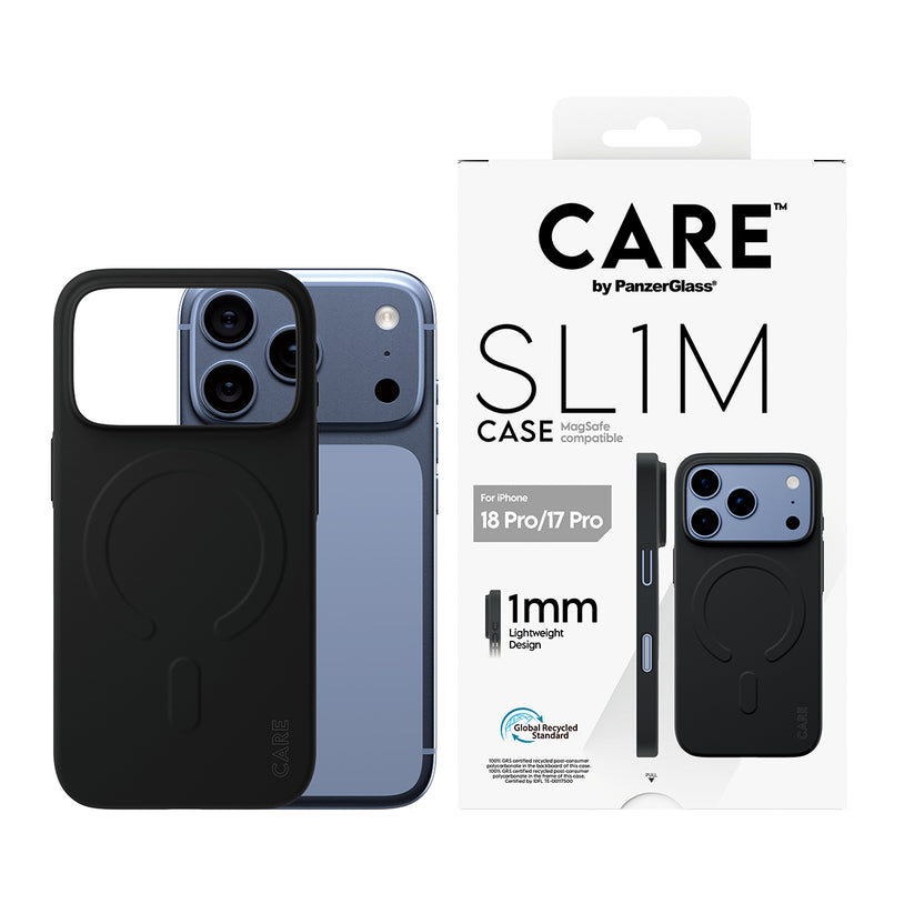 Care by PanzerGlass SL1M Case  - etui MagSafe do iPhone 18 Pro / 17 Pro czarne