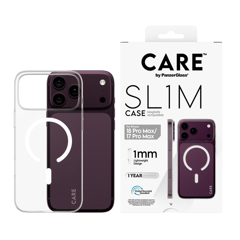 Care by PanzerGlass SL1M Case  - etui MagSafe do iPhone 18 Pro Max / 17 Pro Max przezroczyste