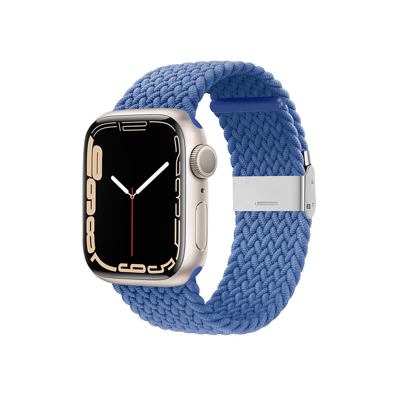 CRONG Wave Band – Pleciony pasek do Apple Watch 38 40 41 42 mm niebieski