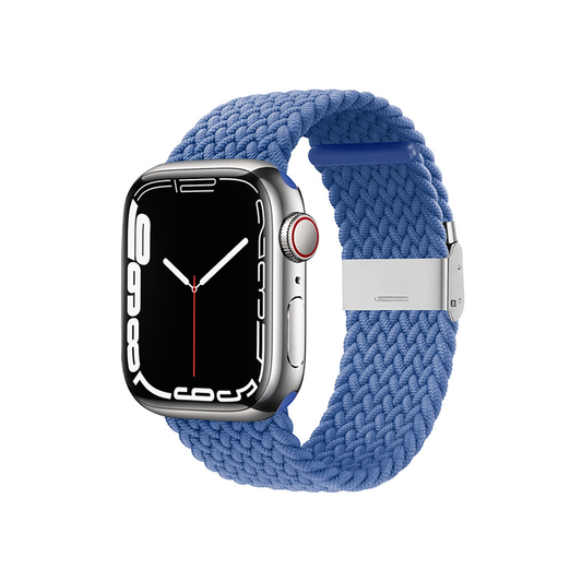 CRONG Wave Band – Pleciony pasek do Apple Watch 38 40 41 42 mm niebieski