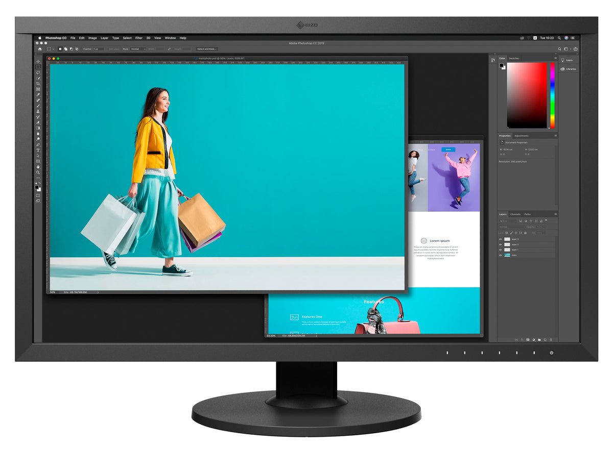 EIZO ColorEdge CS2740-BK - monitor 27" 3840 x 2160, 4K, AdobeRGB 99%, kalibracja sprzętowa
