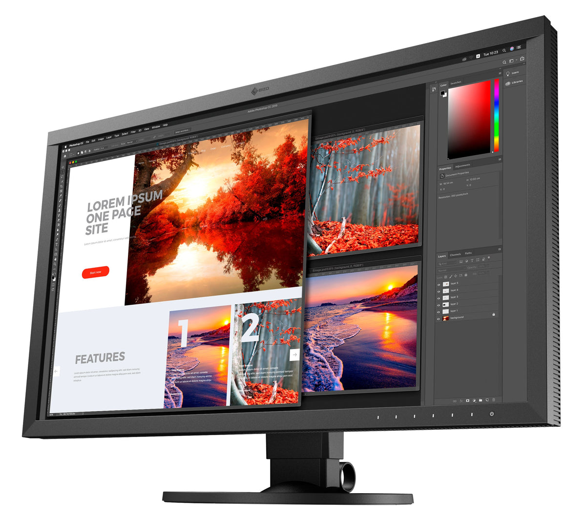 EIZO ColorEdge CS2740-BK - monitor 27" 3840 x 2160, 4K, AdobeRGB 99%, kalibracja sprzętowa