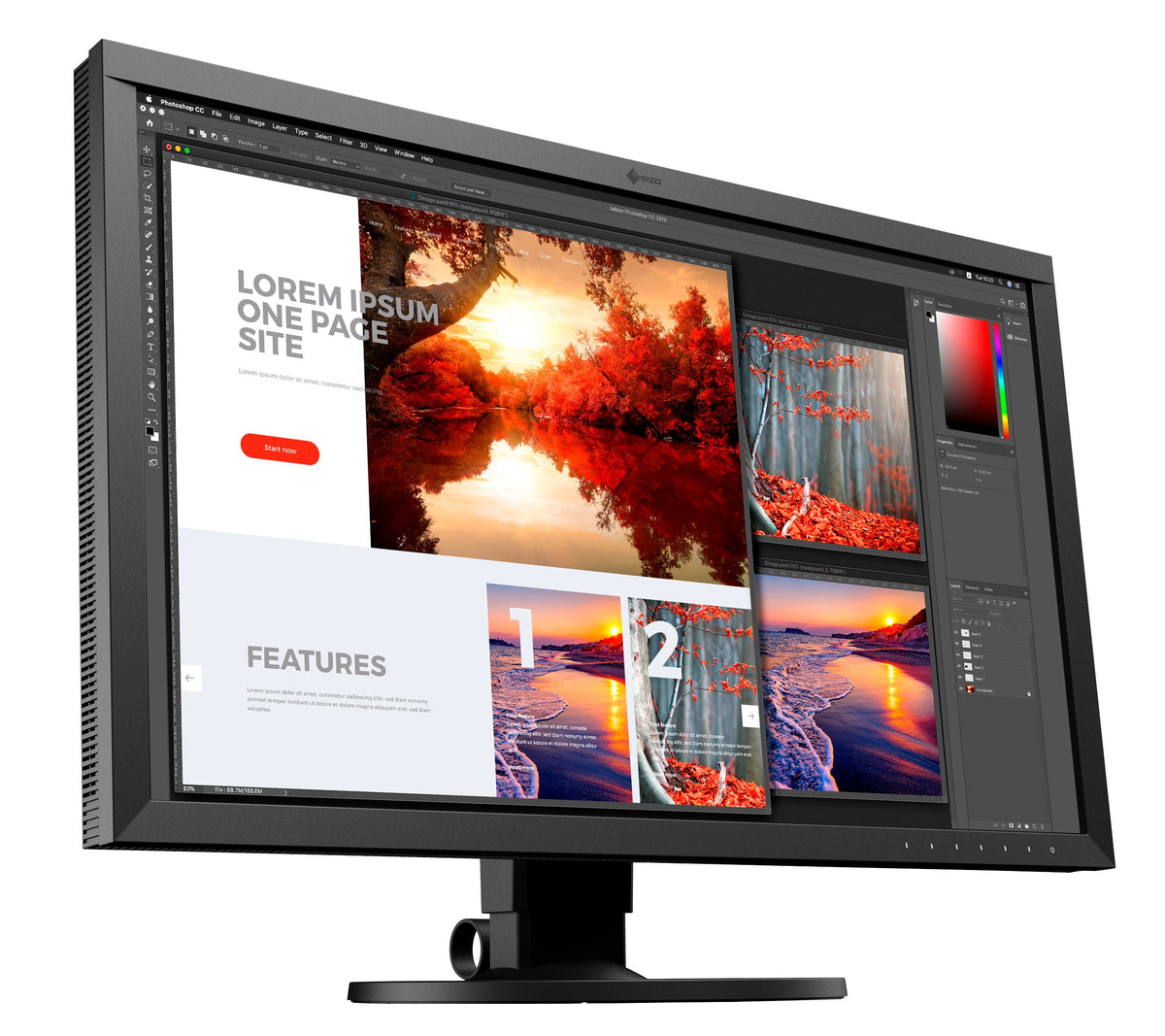 EIZO ColorEdge CS2740-BK - monitor 27" 3840 x 2160, 4K, AdobeRGB 99%, kalibracja sprzętowa
