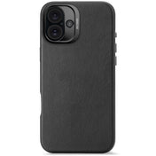 Decoded Leather Backcover - skórzana obudowa ochronna do iPhone 16 Plus kompatybilna z MagSafe czarna