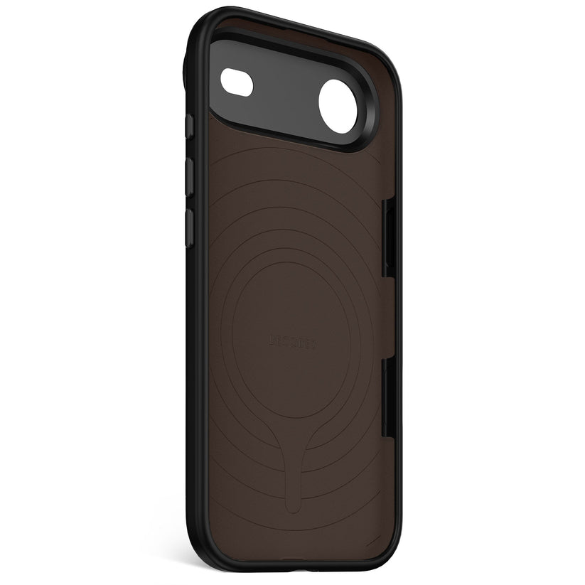 Decoded AntiMicrobial Silicone Backcover - silikonowa obudowa ochronna do iPhone Air kompatybilna z MagSafe phantom black