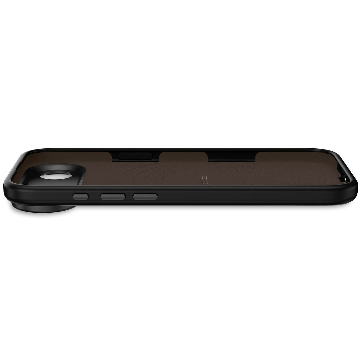 Decoded AntiMicrobial Silicone Backcover - silikonowa obudowa ochronna do iPhone Air kompatybilna z MagSafe phantom black