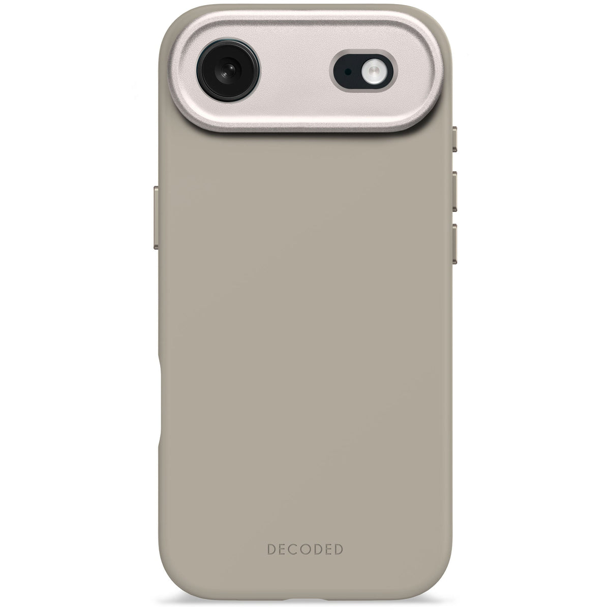 Decoded AntiMicrobial Silicone Backcover - silikonowa obudowa ochronna do iPhone Air kompatybilna z MagSafe soft taupe