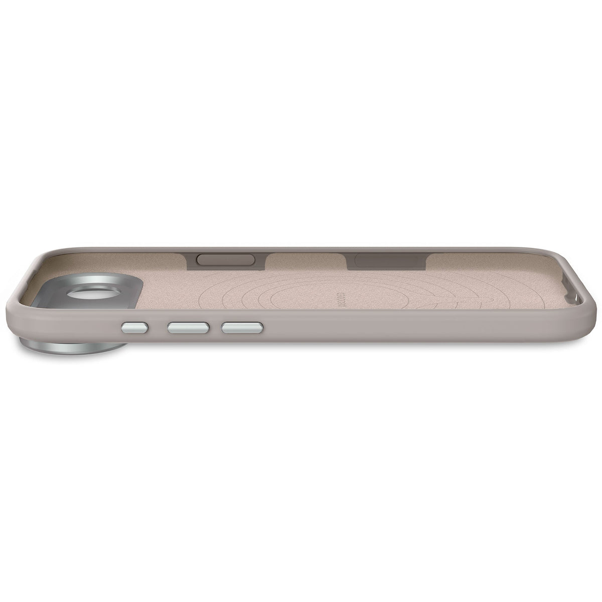 Decoded AntiMicrobial Silicone Backcover - silikonowa obudowa ochronna do iPhone Air kompatybilna z MagSafe soft taupe