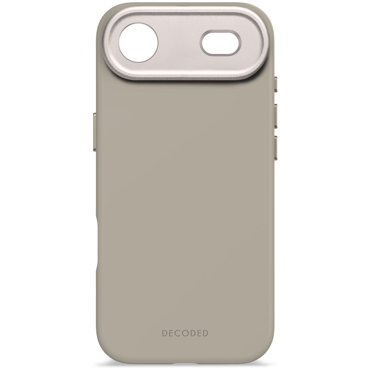 Decoded AntiMicrobial Silicone Backcover - silikonowa obudowa ochronna do iPhone Air kompatybilna z MagSafe soft taupe