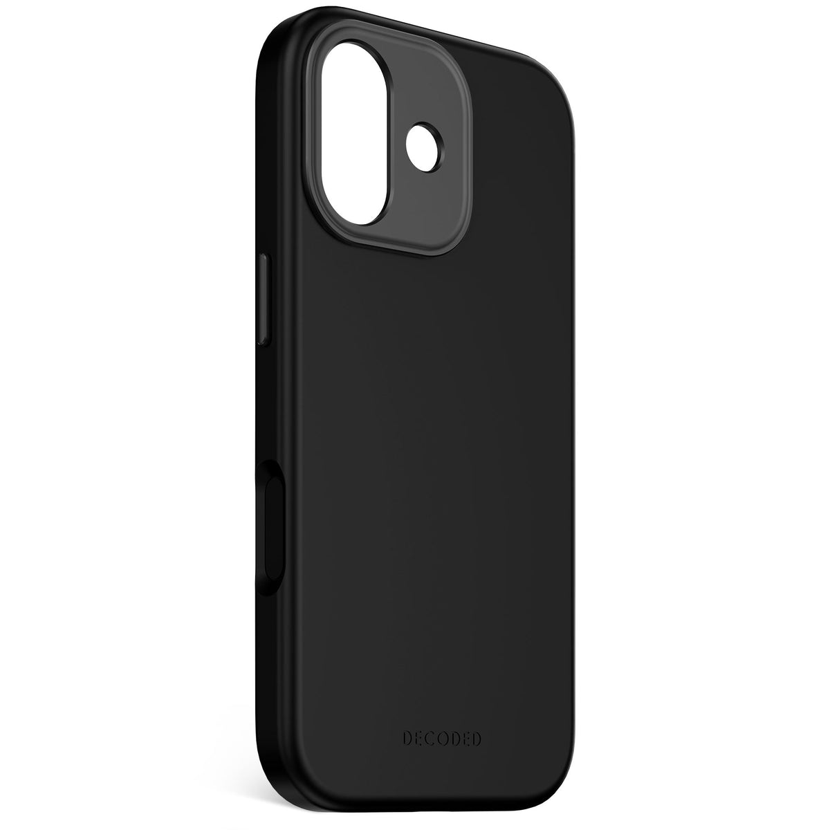 Decoded AntiMicrobial Silicone Backcover - silikonowa obudowa ochronna do iPhone 17 kompatybilna z MagSafe phantom black